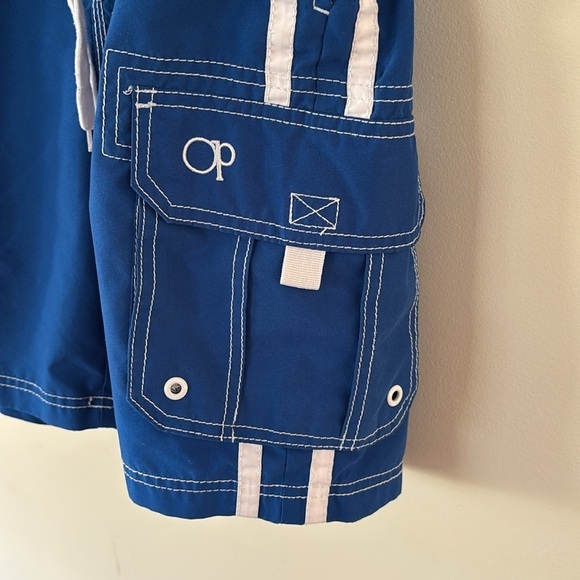OP Ocean Pacific Classic Blue Men Swim Trunks Size M? - Picture 7 of 10